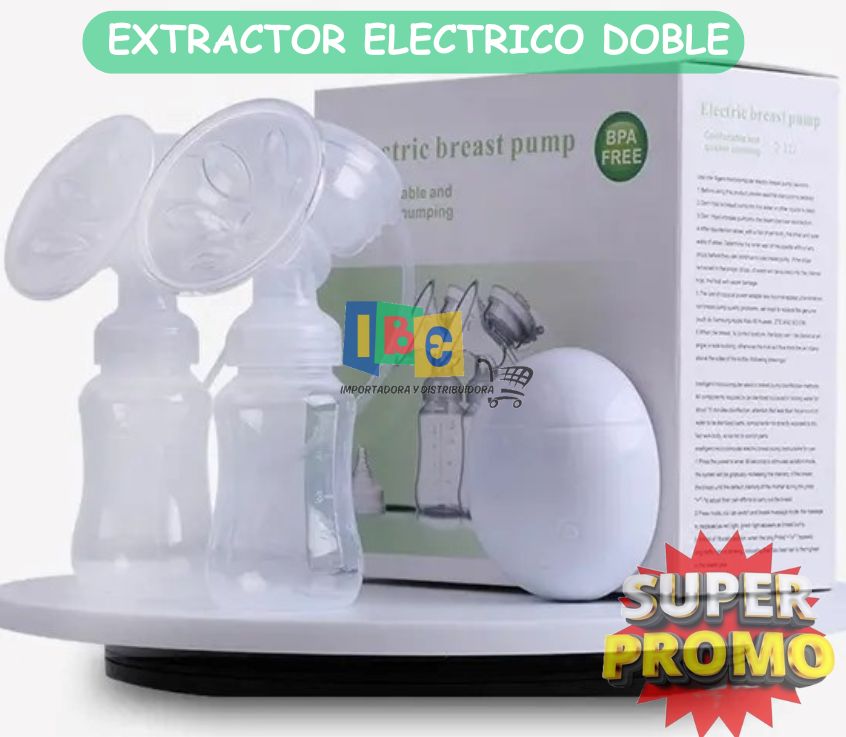 Extractor eléctrico doble de leche