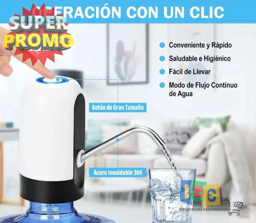 Dispensador de agua recargable