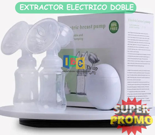 Extractor eléctrico doble de leche